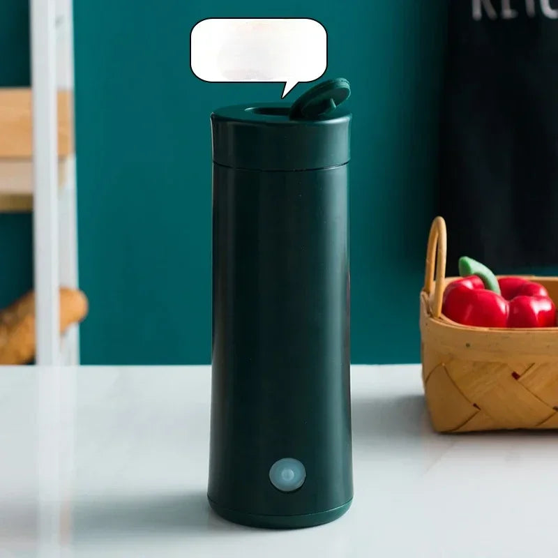 220V Electric hot water cupSmall portable kettle travel heating smart insulation artifact mini health cup