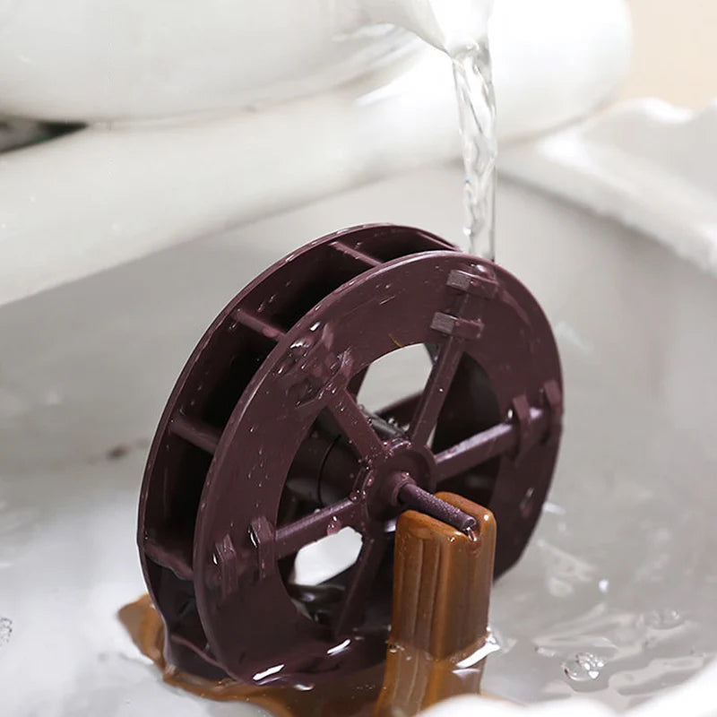 White Creative Lotus Fountain Water Tank, Living Room Spray Water Humidification, Atomized Fish Tank Decoration, Office Desktop