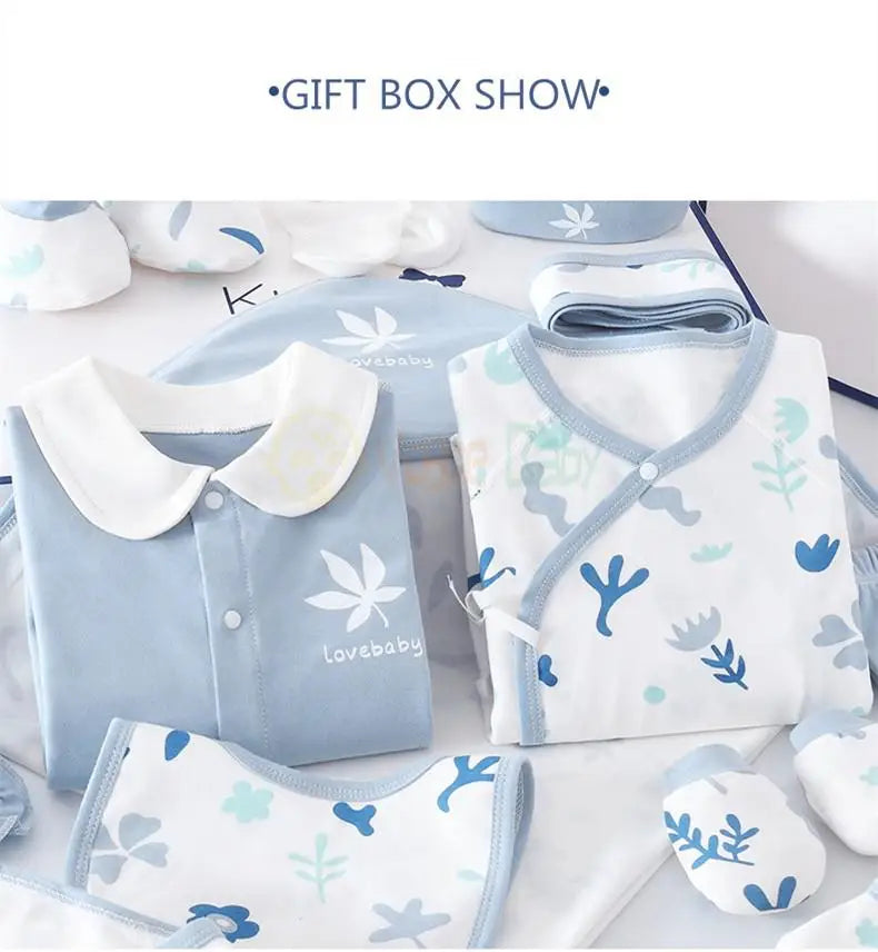 Pure Cotton Newborn Clothes Baby Gift Cotton Baby Set 0-12 Months Spring Winter Kids Clothes Suit Baby Girl Unisex Set No Box
